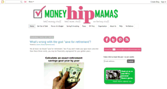 Desktop Screenshot of moneyhipmamas.com