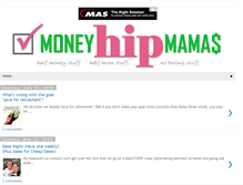 Tablet Screenshot of moneyhipmamas.com